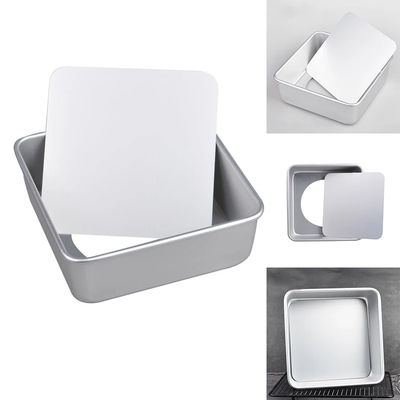 1 комплект квадратная форма для торта из алюминиевого сплава выпечки тортов