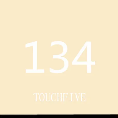 TOUCHFIVE 168 цветов одиночные художественные маркеры Кисть ручка эскиз на спиртовой основе маркеры двойная головка манга ручки для рисования товары для рукоделия - Цвет: 134-raw silk