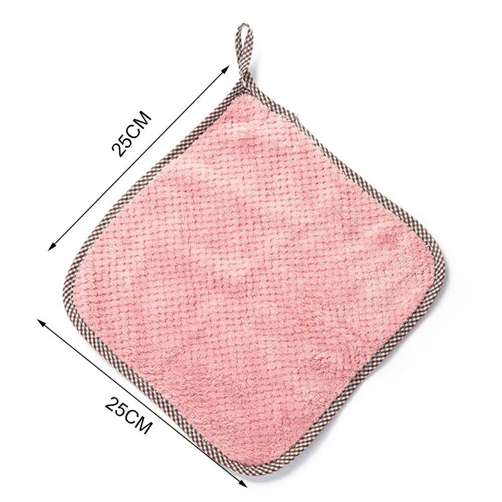 

1pcs Magic Daily Kitchen Dish Towel Kitchen Dish Cloth Kitchen Rag Non-stick Oil Thickened Table Cleaning Cloth