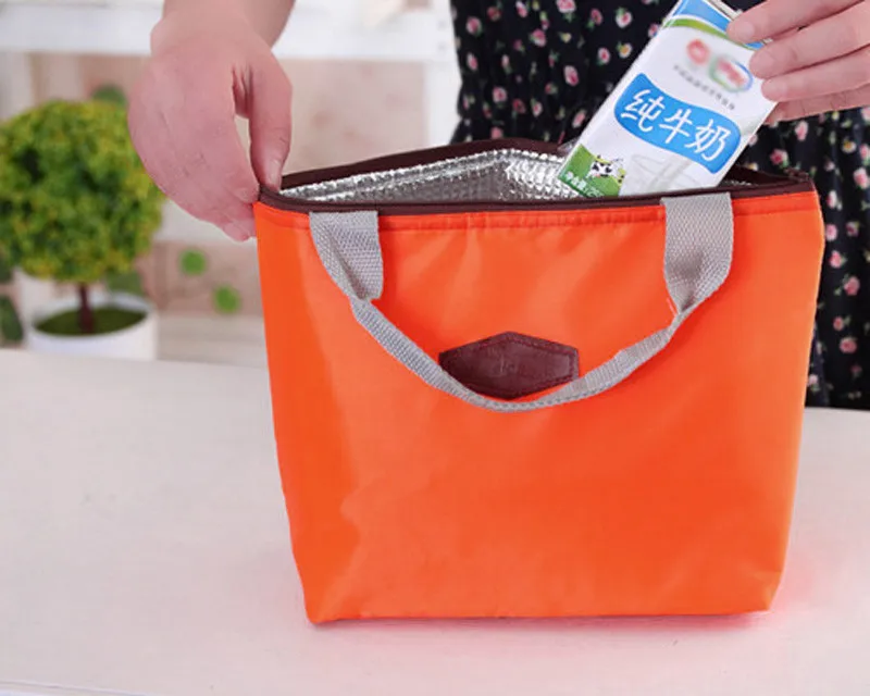 

Waterproof lunch bag portable picnic insulation heat insulation durable food storage pocket tote bag bolsa