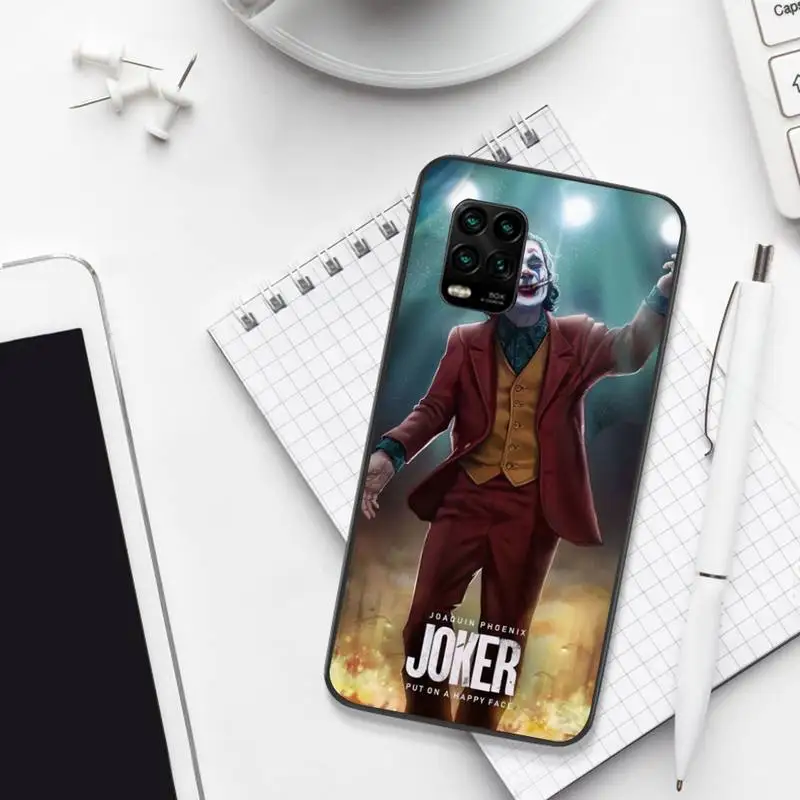 

0 Joker Joaquin Black Soft Phone Case For Xiaomi 8 9 Se 10 10pro Note 2 3 10 MIX2 S MAX2 3 F1 5X