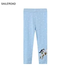 Детские хлопковые леггинсы для девочек 7 лет, с изображением пчел, единорога