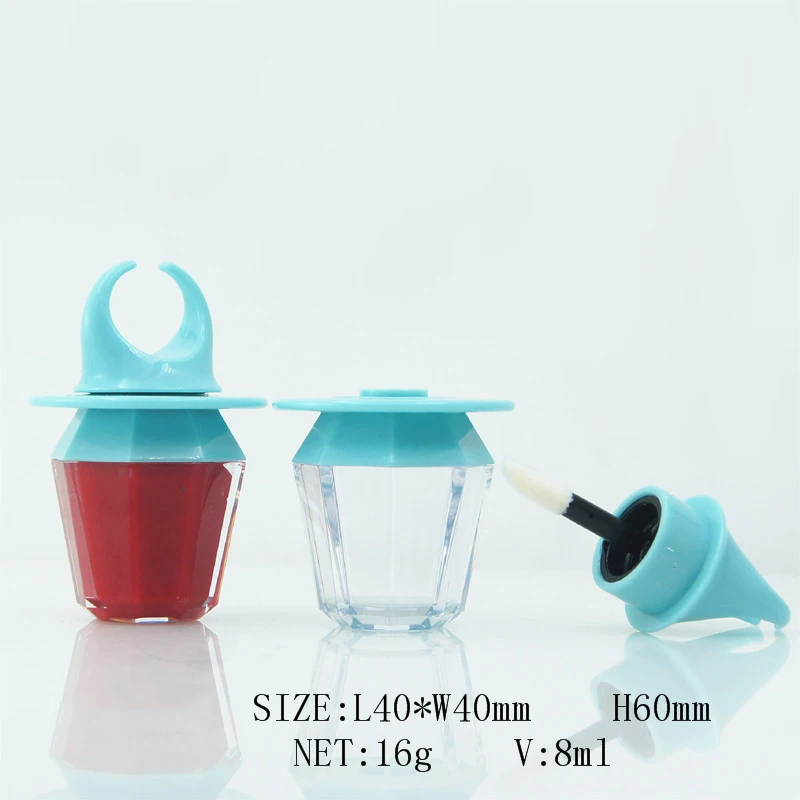 8ml Cute Lip Gloss Tubes Container Liquid Lipstick Refillable Bottles Vials Cosmetic Lipgloss Base Gel Oil DIY Tools - купить по