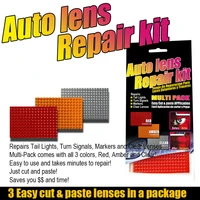 3 colors quick fix cracked broken headlight assembly repair car auto lens repair kit car headlights taillight repair tool set