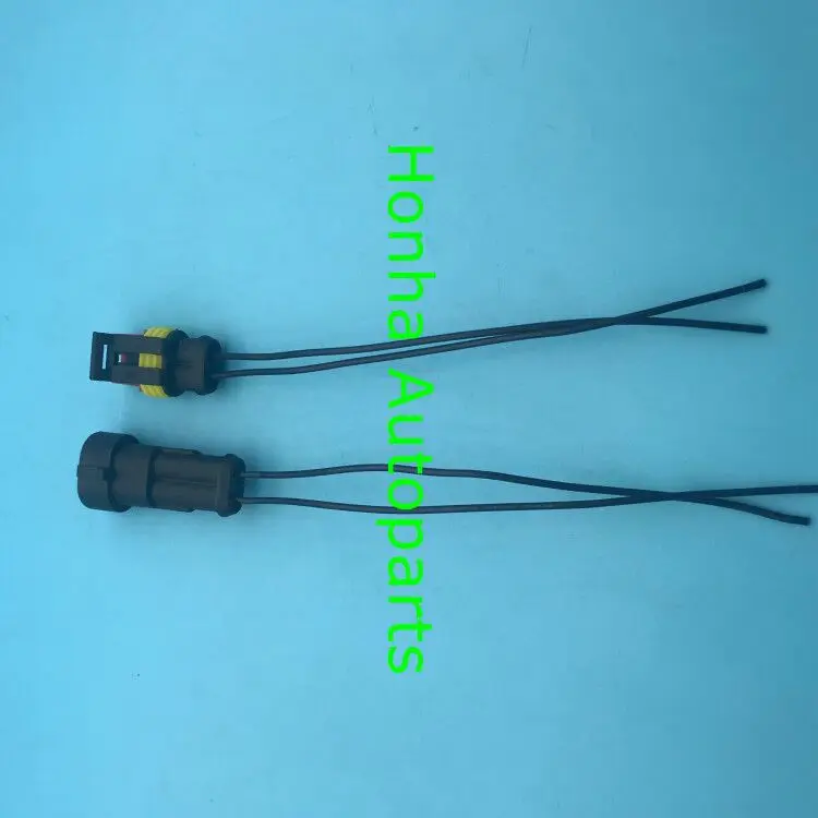Бесплатная доставка 1 шт 282104 282080 Tyco 2 Way Pin Superseal мужского и женского разъем с 15 см