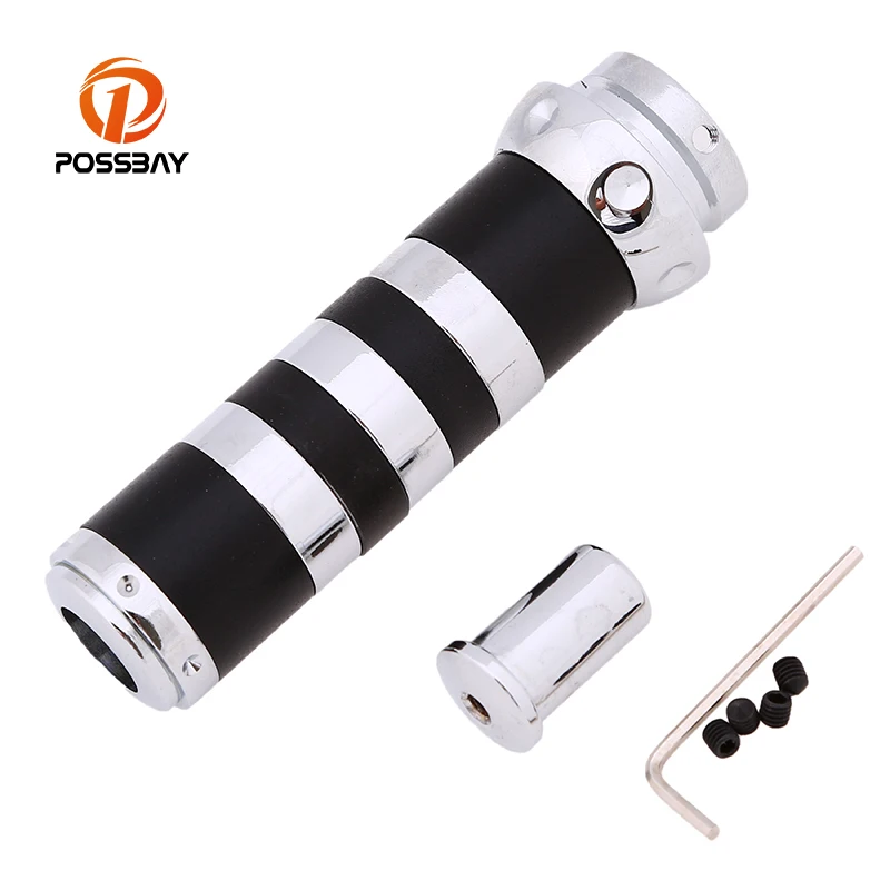 Универсальные внутренние детали автомобиля POSSBAY черно серебристая крышка