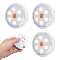 3pcs cabinet light led eco friendly remote control night light energy saving home abs aisle lamp for kitchens closets bookcases