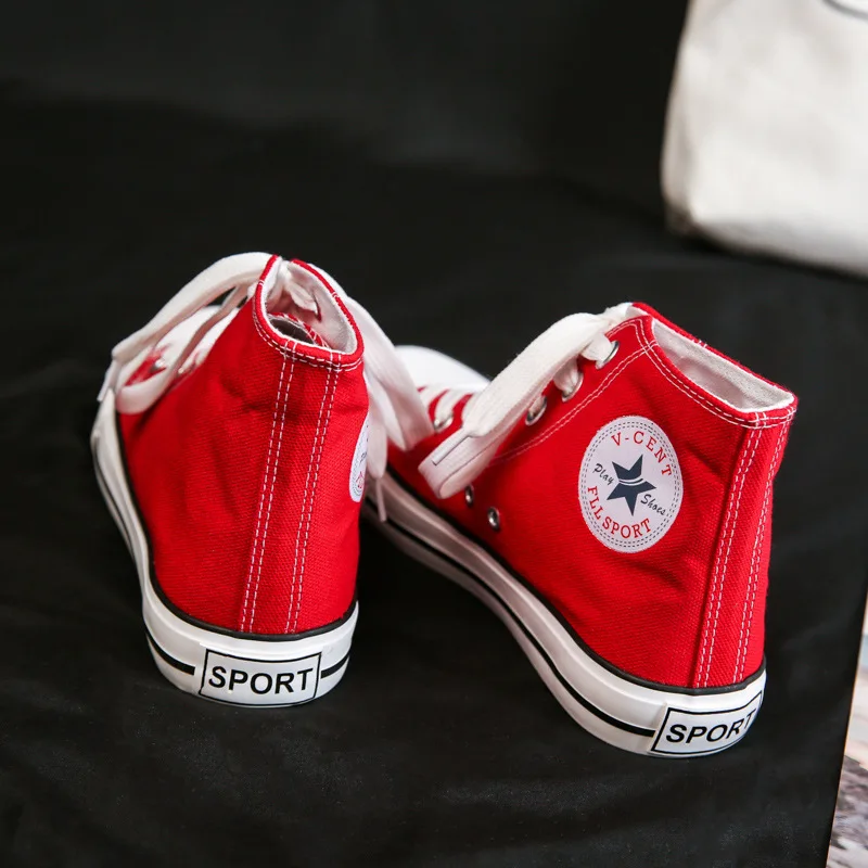 2021 Sneakers Women Vulcanized Shoes Canvas Classics Shoe Casual Flats Female Shoes Spring/Autumn Round Toe Basic Design