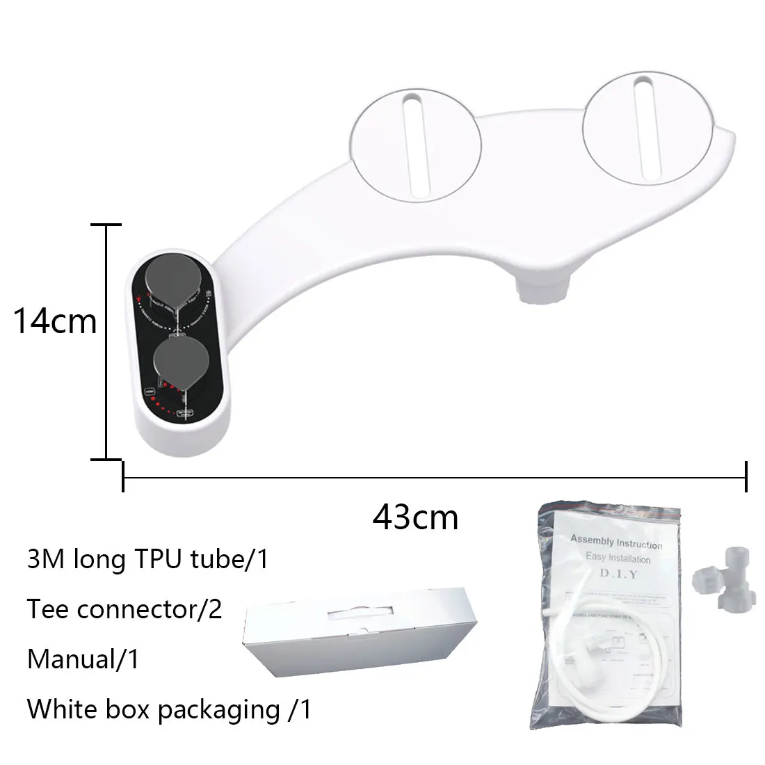 

Toilet Bidet Attachment Non Electric Bidet Self Cleaning Hot and Cold Water Mixed Bidet Sprayer Portable Bidet Travel