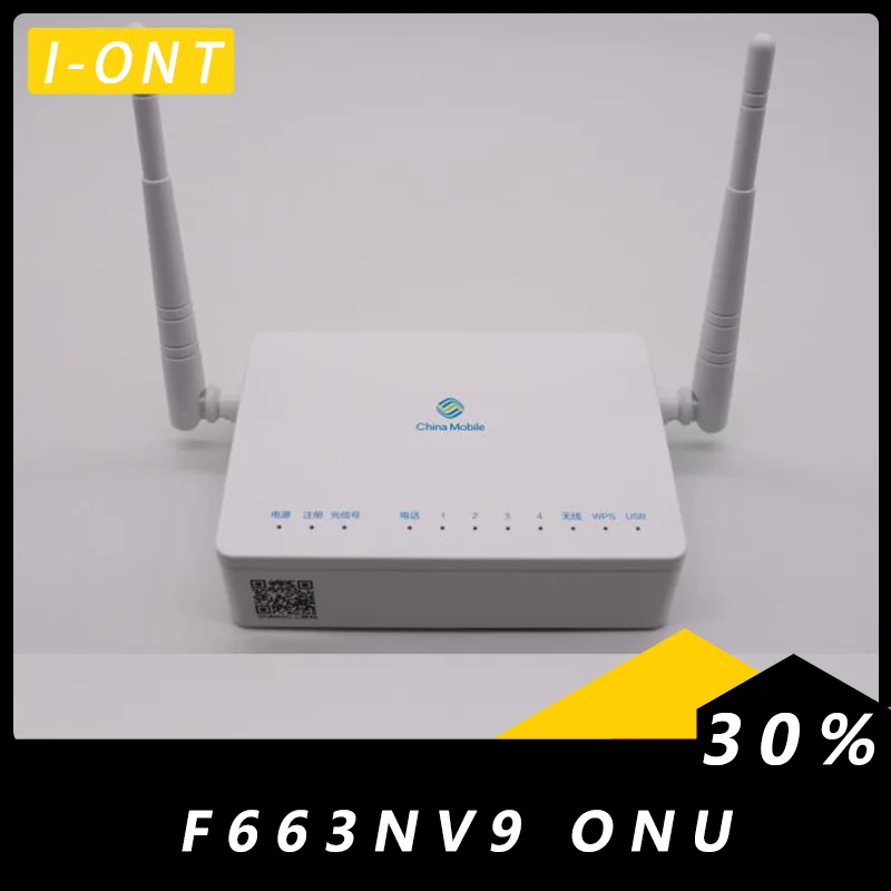 

5 шт./лот ONU ONT NEW F663NV9 2GE + 2FE + 1TEl + 1USB + WIFI GPON ONU английская версия бесплатная доставка