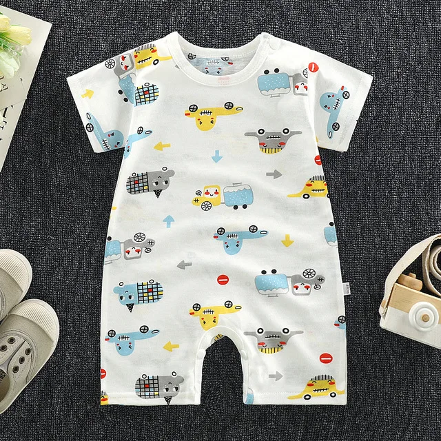 Недорогого материала Комбинезон Одежда для малышей с принтом Одинаковая одежда