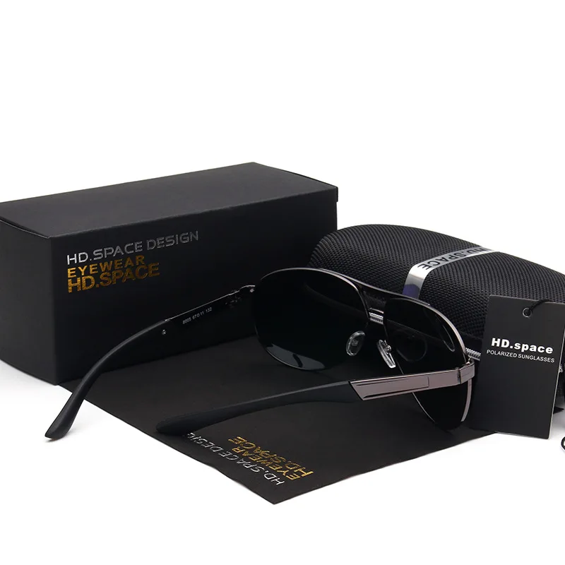 Поляризованные солнцезащитные очки HDclear для мужчин вождения рыбалки пилота UV400