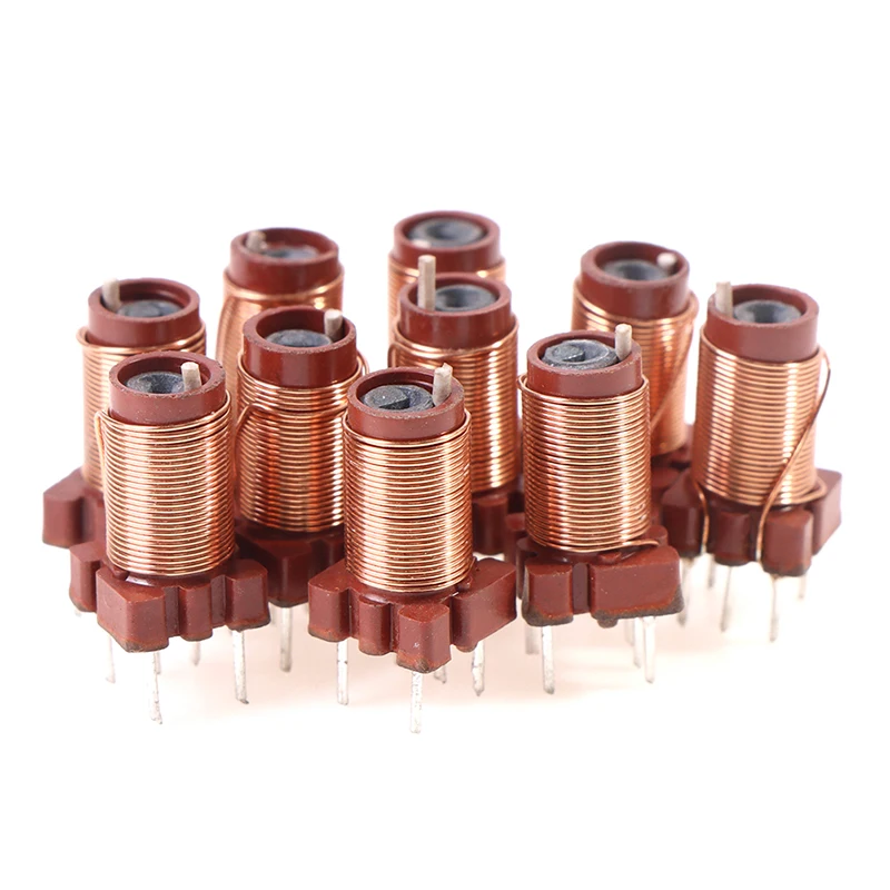 

10pcs/set 26T 2.1uh-6.3uH Adjustable High-Frequency Ferrite Core Inductor