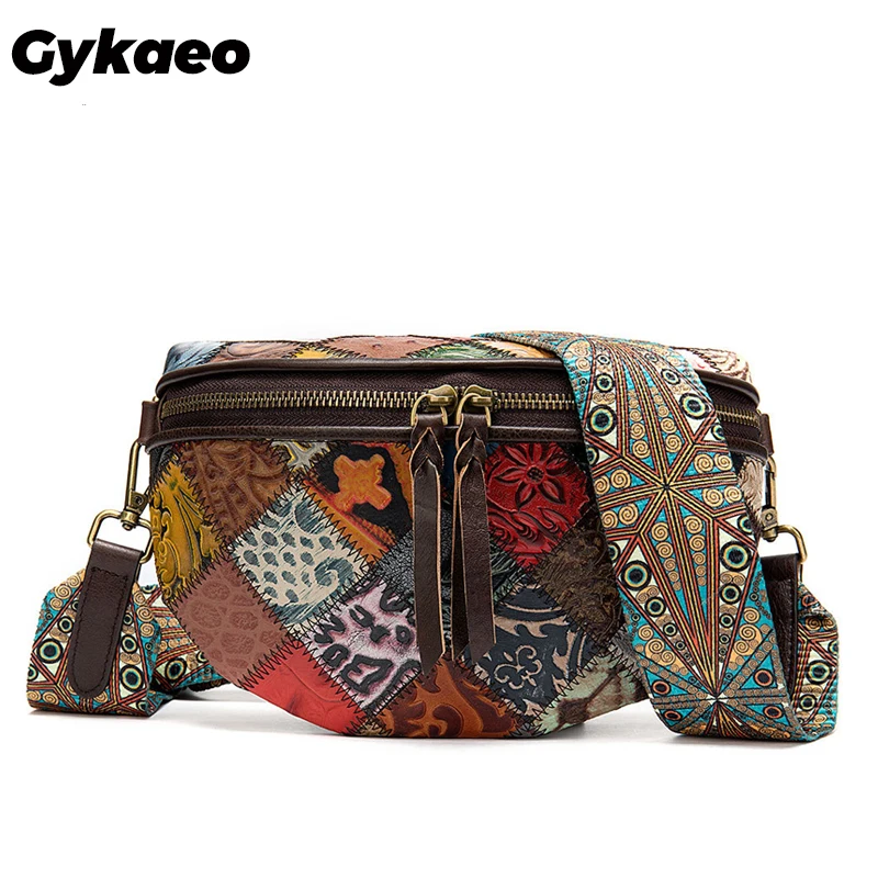 Gykaeo богемные стильные женские сумки из натуральной кожи винтажные маленькие