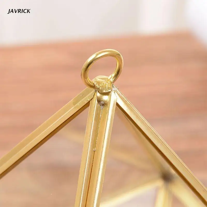 

Decorative Jewelry Chest Geometric Terrarium Geometric Diamond Desktop Garden Planter