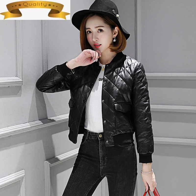 

Sheepskin Coat Female 100% Short Genuine Leather Jacket Women Clothes 2021 Autumn Winter Parkas Mujer Chaqueta ZD1110 KJ7480