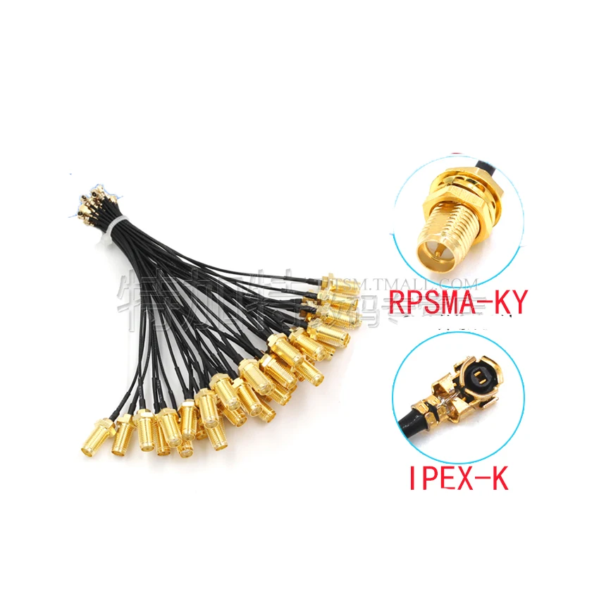 5 шт./лот IPX/IPEX/u.fl к RPSMA K гнездовой разъем RF коаксиальный удлинитель Кабель для