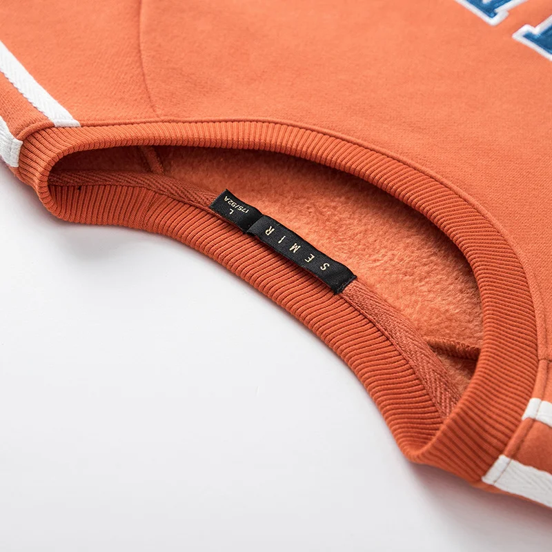 Куртка SEMIR мужская свободного покроя Повседневная ветровка бархатная толстовка