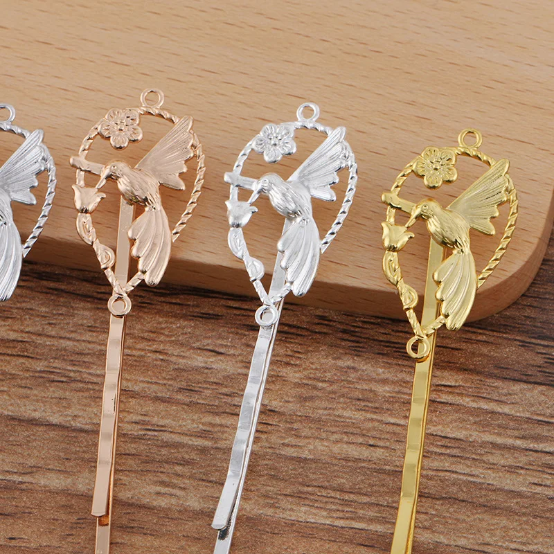 

20Pcs 6 Colors 19*33MM Bird Hair Barrette Wholesale Women Hair Accessories
