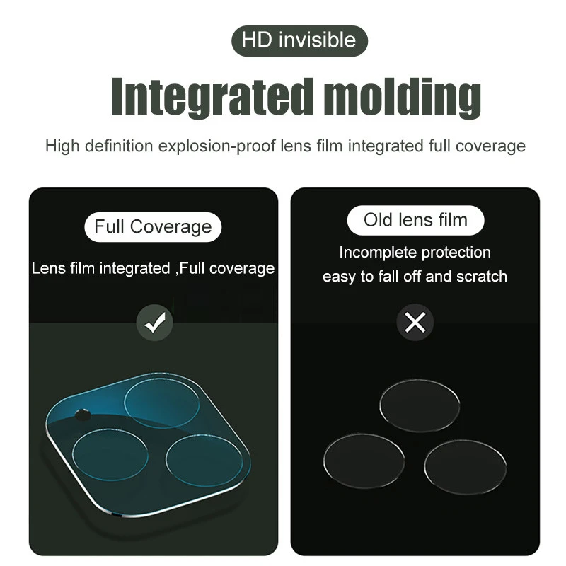 Camera Lens Protector Case For iPhone 13 11 12 Pro Max XS X XR Screen Protective Tempered Glass For iphone 13 12 Mini 7 8