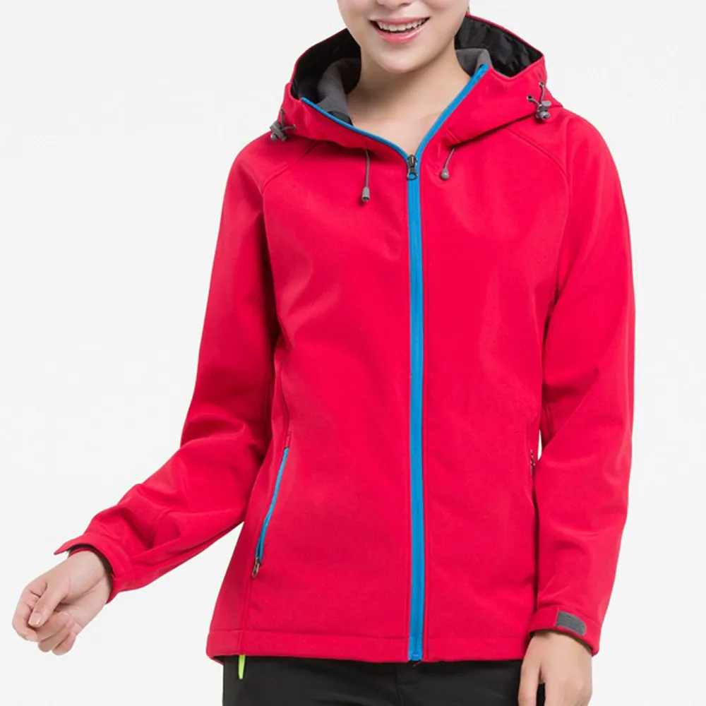 Женская быстросохнущая куртка для походов водонепроницаемая флисовая с