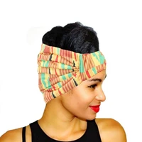 african printed stretch cotton headbands salon make up hair band bandanas wide stretch girls hairband hair accessories