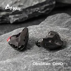IKKO Obsidian OH10 1BA + 1DD двойные гибридные проводные наушники-вкладыши для игр гарнитура Музыка внутриканальные аудио мониторы ikko oh10 IEMs