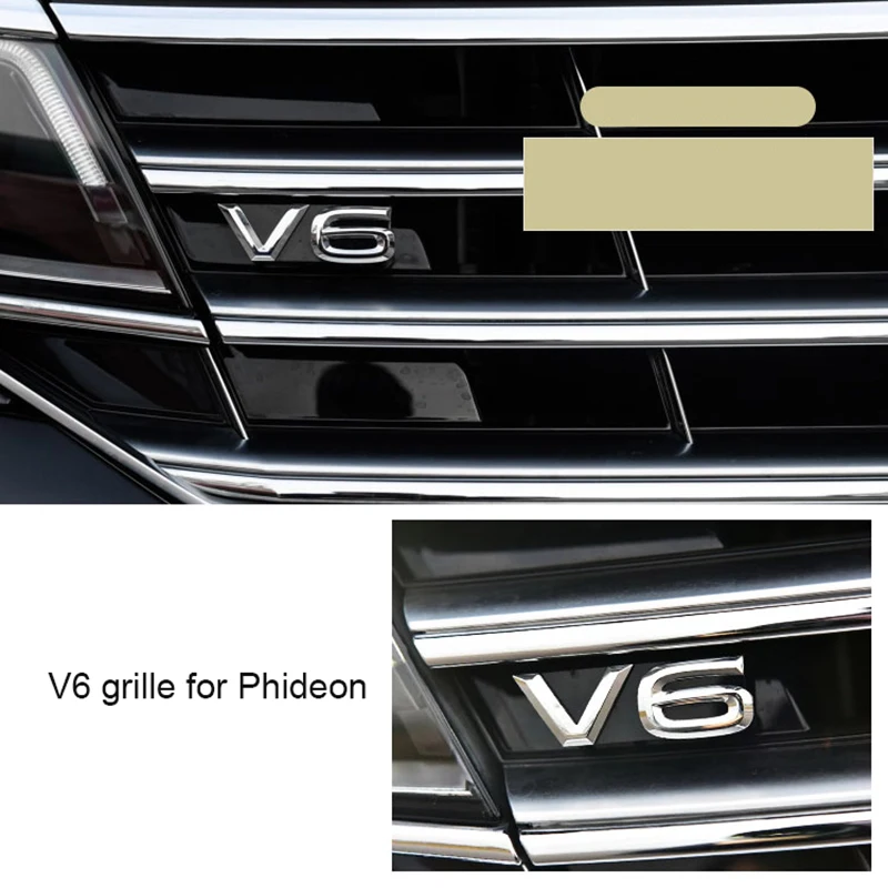 Эмблема крыла багажника V6 для PHIDEON TERAMONT ARTEON MAGOTAN PASSAT PHAETON TOUAREG TIGUANL стикер