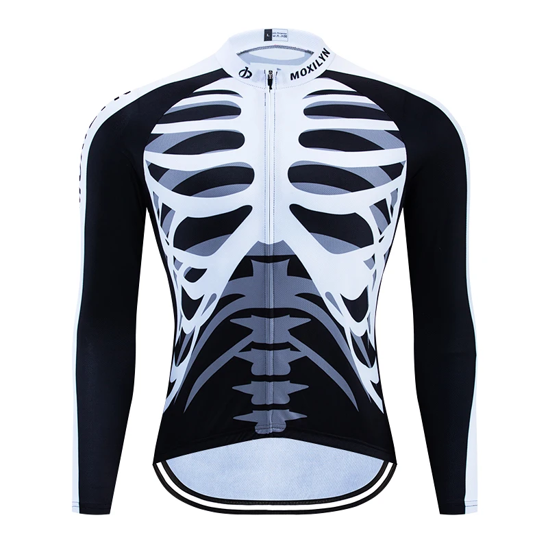 

SISVIP Men's Long sleeve Cycling Jersey Quick Dry Bicycle Shirts Full Zipper Mountain Bike Jersey MTB Clothing Wear Winter Warm