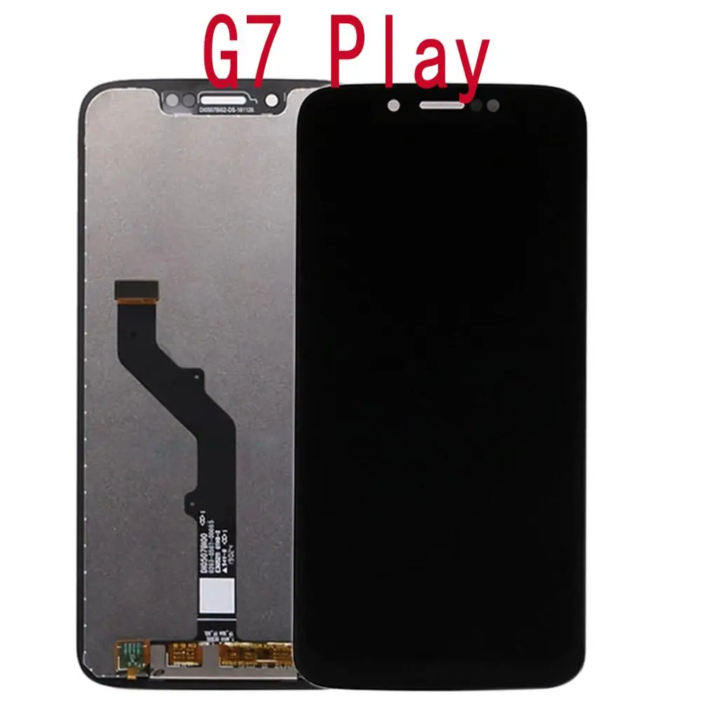 ЖК дисплей для Motorola Moto G5 G6 G7 Plus Power Play с дигитайзером в сборе замена G7|Экраны