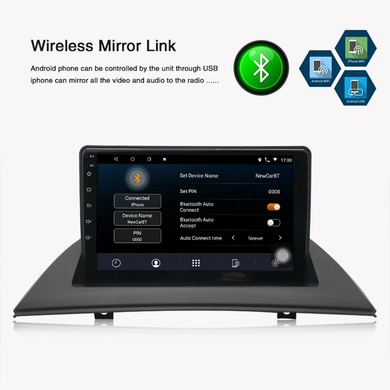 9 &quotAndroid 1 автомобильная стереосистема радио мультимедиа MP5 плеер для BMW X3 E83 2004-2012