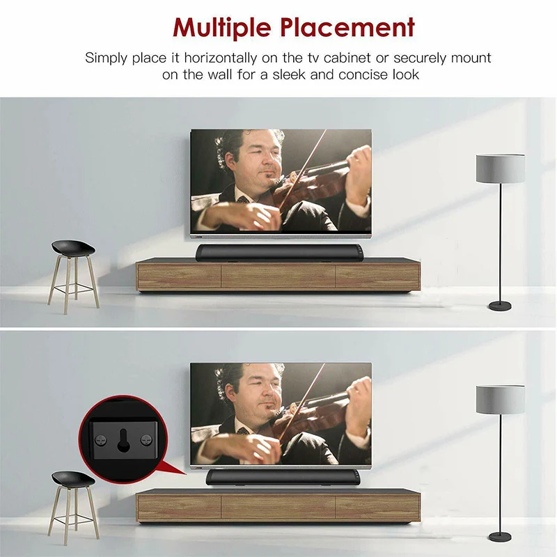 Динамики Soundbar 5 0 Bluetooth Звуковая Панель для ТВ дома Кино стерео объемный динамик