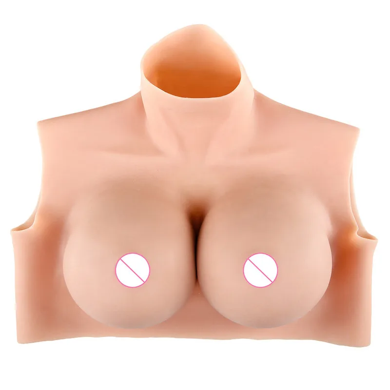 F Cup 2600g силиконовая ложная грудь служанка наряд выступающая Очаровательная форма