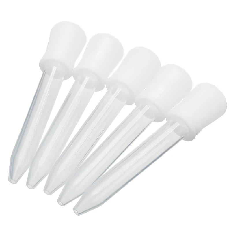 

5 шт., силиконовые пипетки для конфет, 5 мл