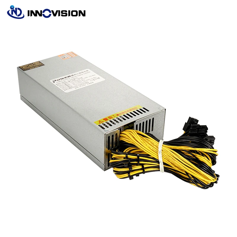Высокоэффективный блок питания 2500 Вт 2400 высокомощный для gpu сервера кабель 10x6