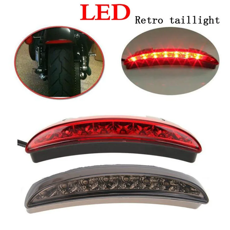 Новейшее обновление общий Led заднее крыло мотоцикла край поворотники задние