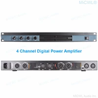 micwl 4 channel digital 2600w power amplifier 8%cf%89 2600 watt audio sound microphones xlr power preamps amp volume switch
