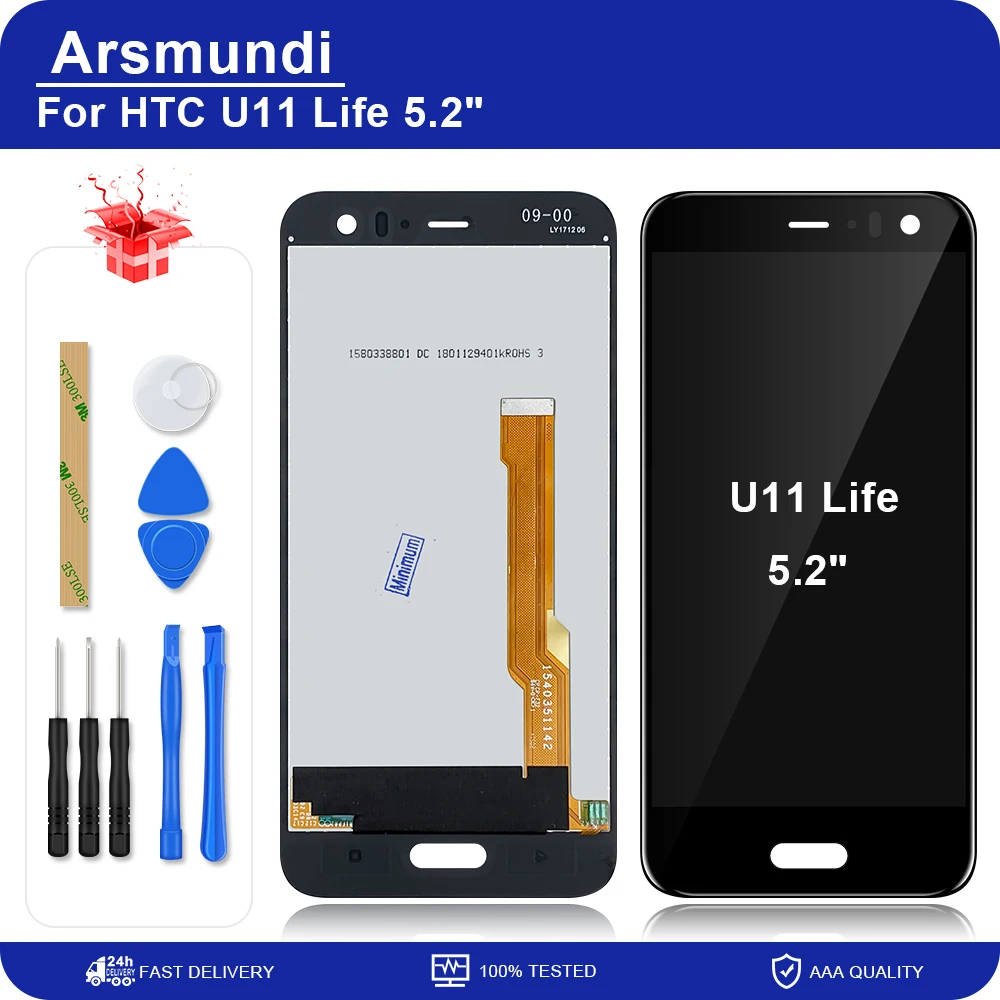 ЖК дисплей 5 2 дюйма для HTC U11 Life U 11 U11life детали замены|Экраны мобильных телефонов| |