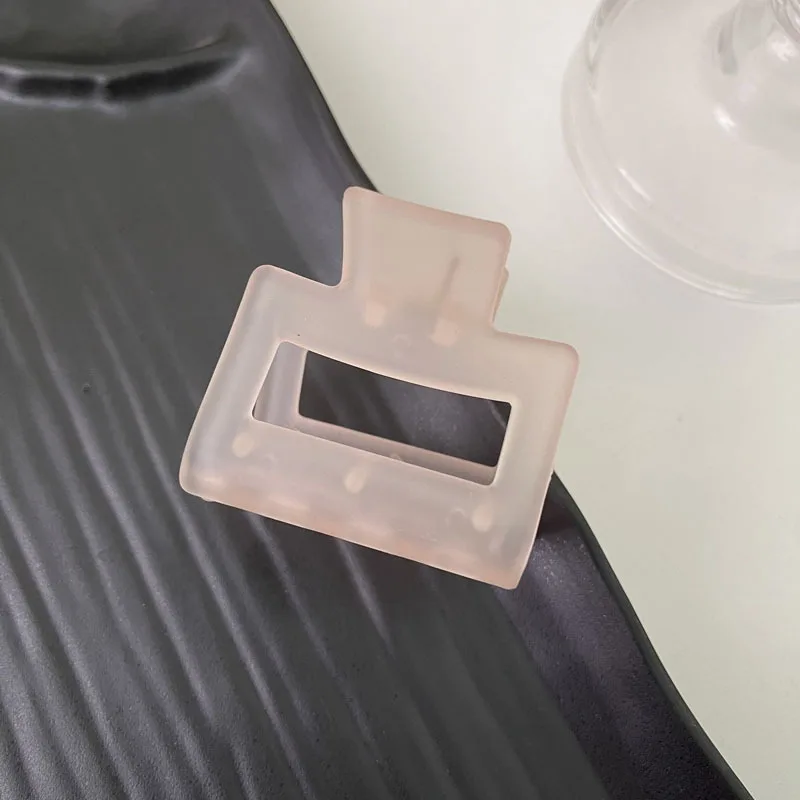 

1Pc Korean Solid Hair Claws Elegant Clear Acrylic Hair Clips Hairpins Barrette Headwear Women Girls Hair Accessories Gifts Matte