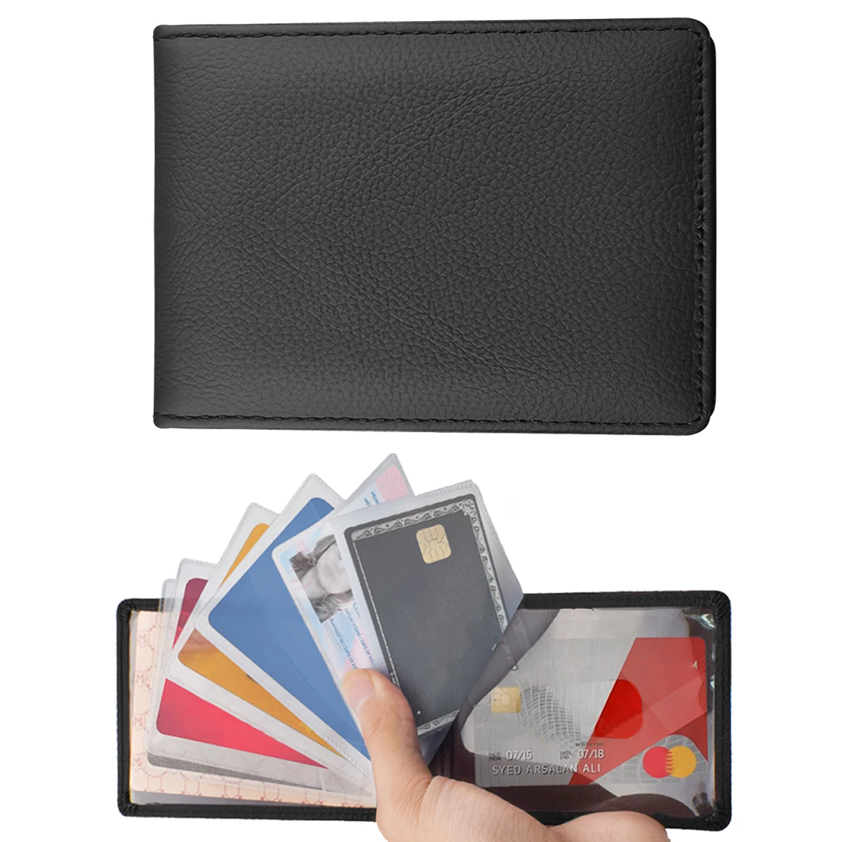 

Чехол-Кошелек из воловьей кожи Для водительских документов и кредитных карт