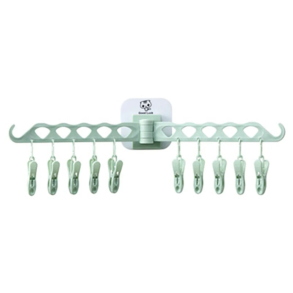 Двойная вешалка для одежды складной крюк пальто шкафа крючки органайзера шкаф