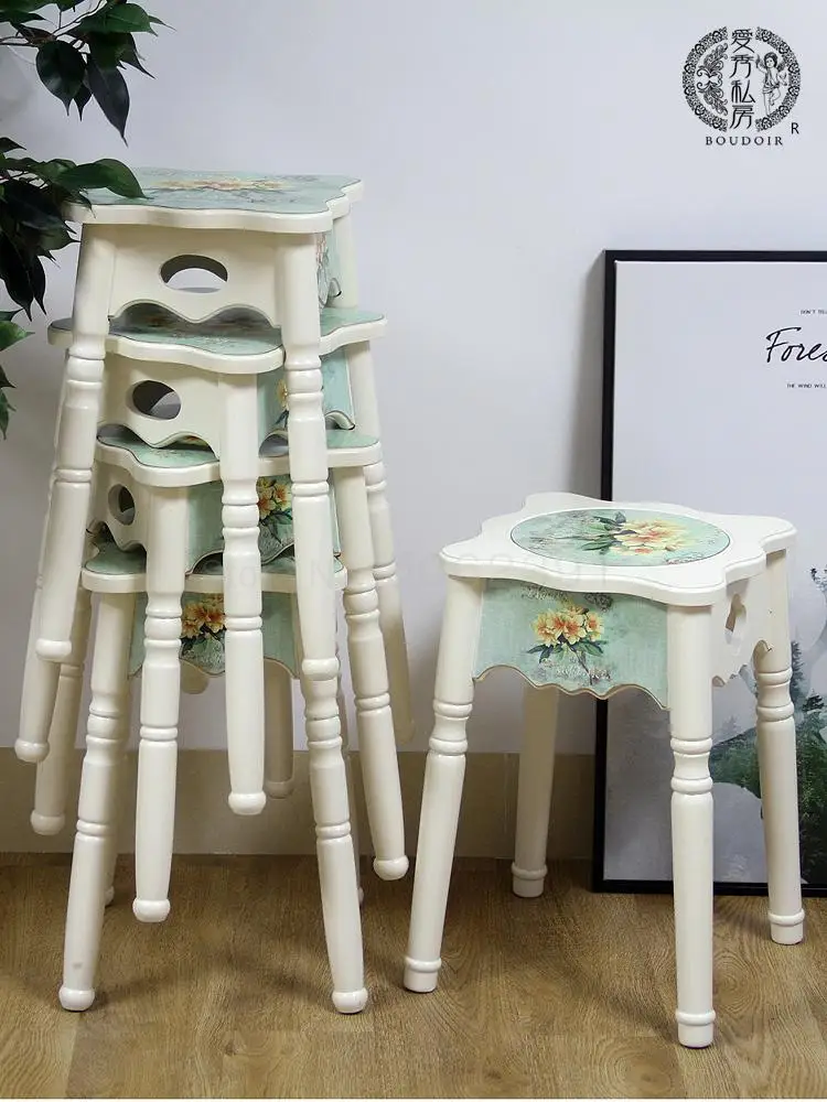 Европейский стул для дома из массива дерева модный креативный обеденный стол