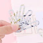 5 шт., металлические зажимы для бумаги