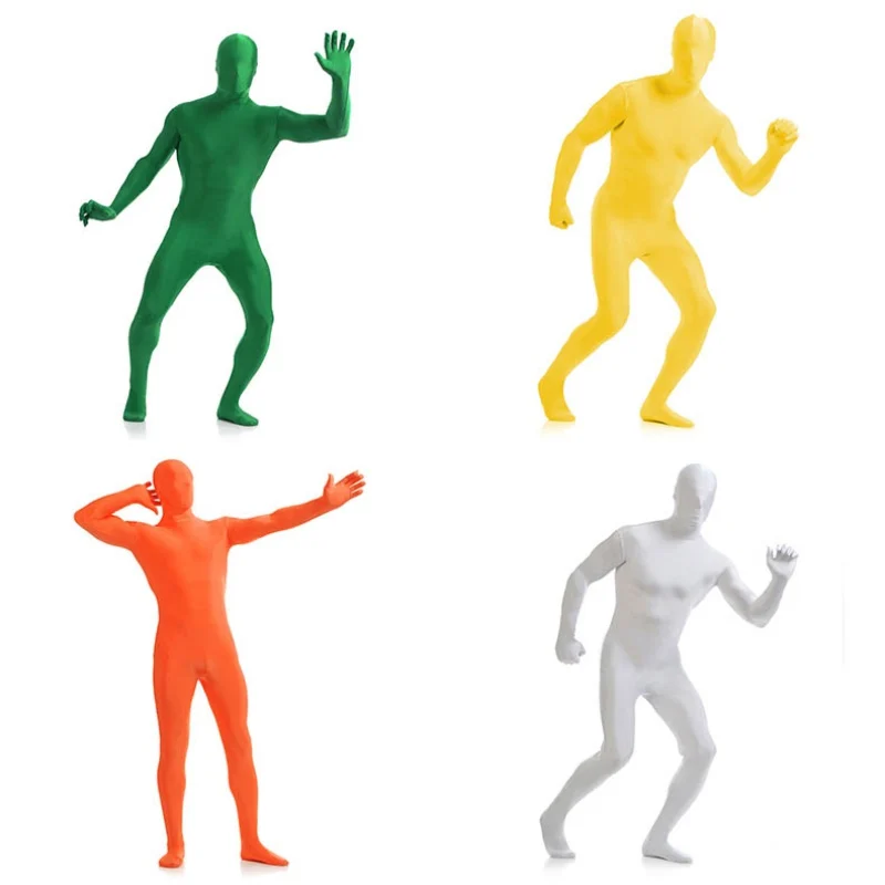 Костюм на Хэллоуин Карнавальная невидимая одежда мужская и женская черная