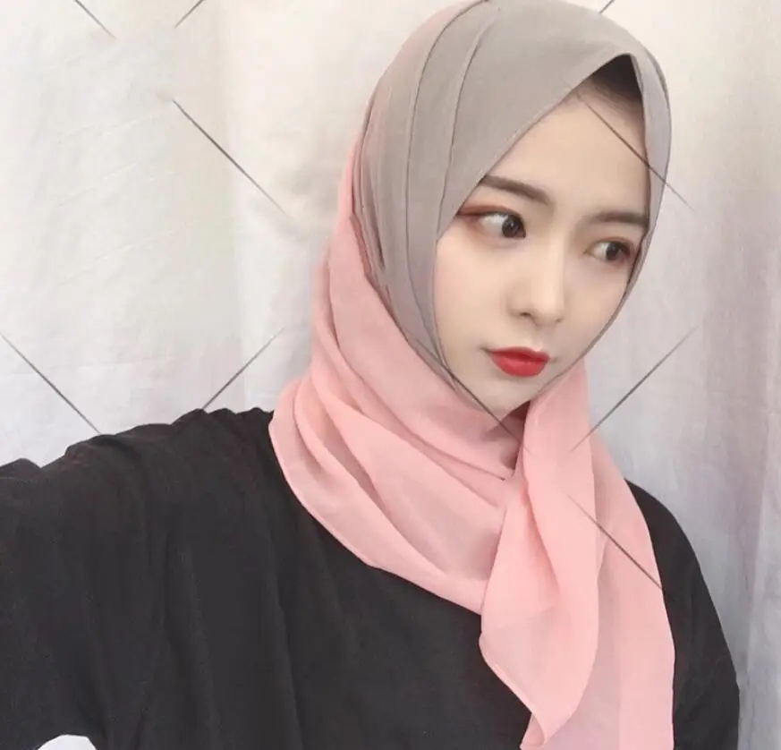 Женская Ручная роспись тюрбан головной убор градиентная шапка женская фотошапка