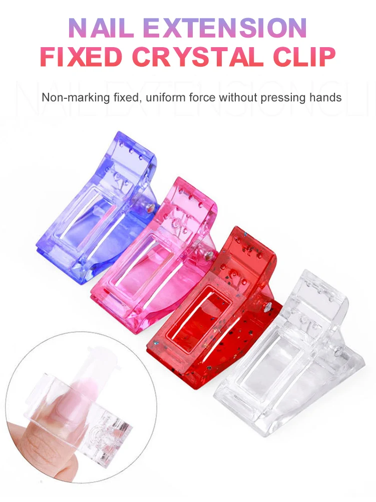 

Extension Tips Nail Clip Acrylic For Nails Fake Nail Quick Building Mold UV Gel Nail Supplies For Professionals Manicure Set