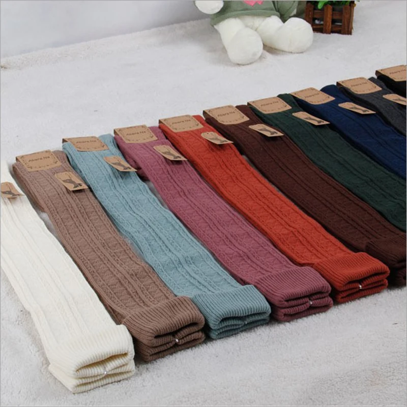 

Hemp Pattern Stockings Women Fashion Over Knee Socks Sexy Warm Long Boot Ladies Girls Winter Knit Thigh High Socks Accessories