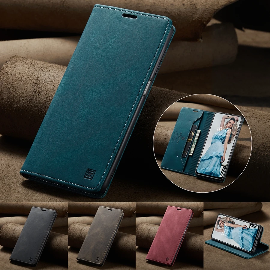 Чехол бумажник с защитой от кражи для Samsung Galaxy S21 S21Plus S21Ultra S21FE S20/10/S9/S8 Plus Note 20 A12 A32 A52