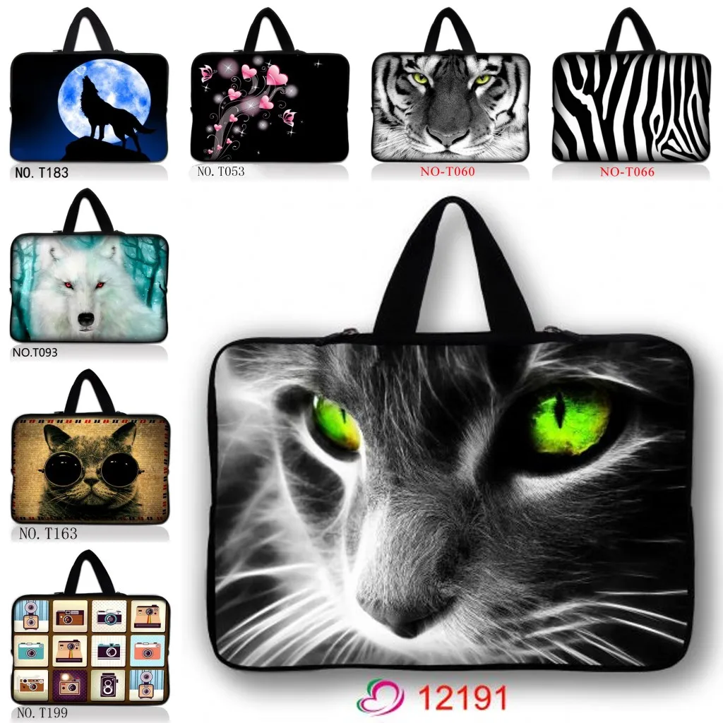 

14 Notebook Case For Samsung Tab iPad Asus Acer Women Mens Xmas Gift Funda Chromebook Case 13 15 17 10 11.6 12 Black Laptop Bags