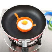 2pcs sun shape fried egg silicone mould omelette decoration frying egg pancake tools kitchen gadget and accessories random color